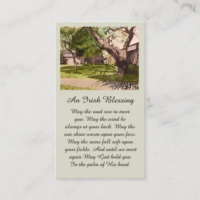 Schöne Aquarellmalerei Sympathiekarte Visitenkarte (Vorderseite)