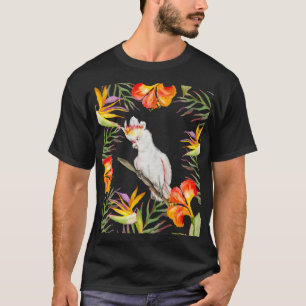 Schöne Aquarellmücke mit Perrot zeichnend T-Shirt
