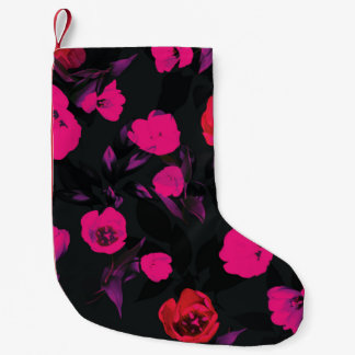 Schöne Aquarelltuppchen Blume nahtlos pattern Kleiner Weihnachtsstrumpf