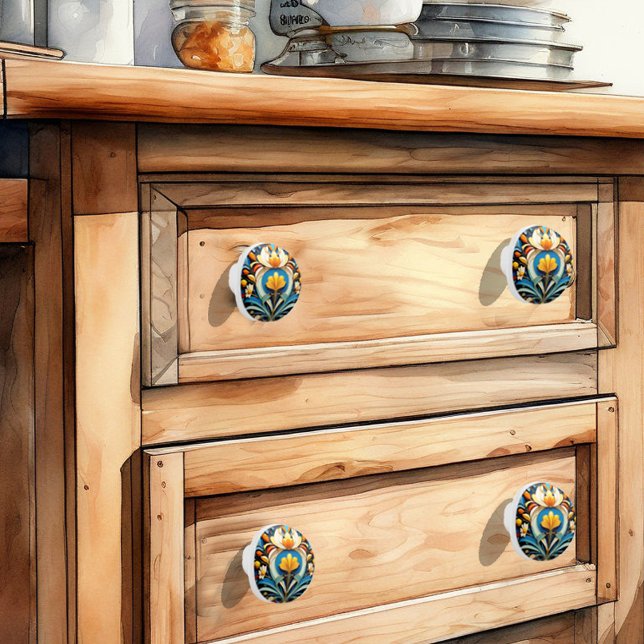 Schöne Art Deco Keramik Nostalgie Keramikknauf (Von Creator hochgeladen)