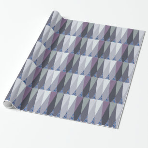 Schöne atemberaubende Chevron-Design-Kunst drucken Geschenkpapier