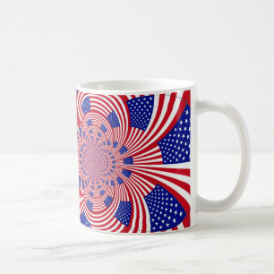 Schöne atemberaubende Flagge der Vereinigten Staat Kaffeetasse