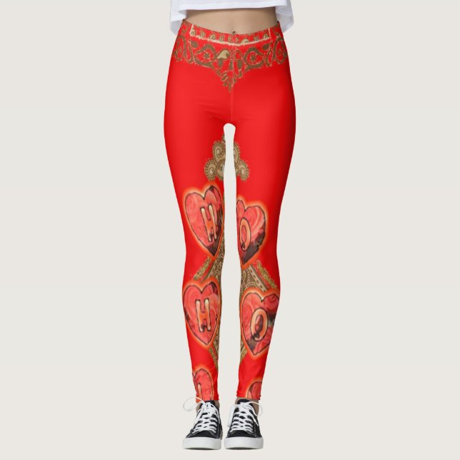 Schöne atemberaubende Mode Leggings (Vorderseite)