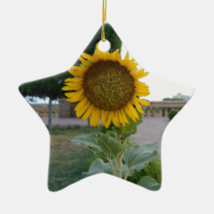 Schöne Atemberaubende Sonnenblume Keramik Ornament