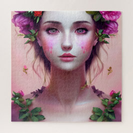 Schöne ätherische Woman Fantasy Art Puzzle