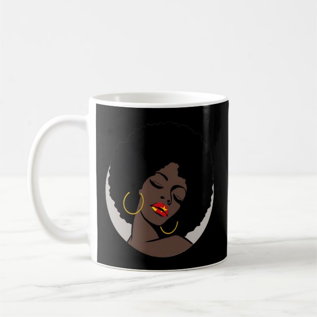 Schöne äthiopische Tigray-Tigray-Mama Kaffeetasse (Links)