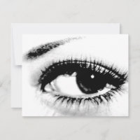 Schöne Augen-individuelle Einladungen