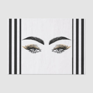 Schöne Augen Schönheitssalon Make-up Wimpern Wimpe Seidenpapier
