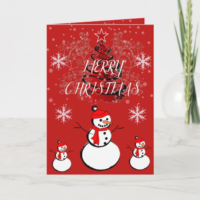 SCHÖNE AUSDRÜCKE FEIERTAGSKARTE (Vorderseite)