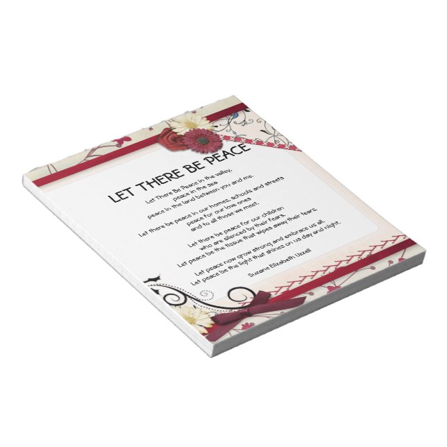 Schöne Ausdrücke - Notepad Notizblock (angewinkelt)