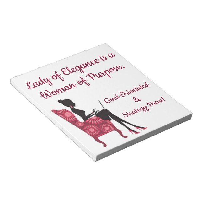 Schöne Ausdrücke Notizblock (angewinkelt)