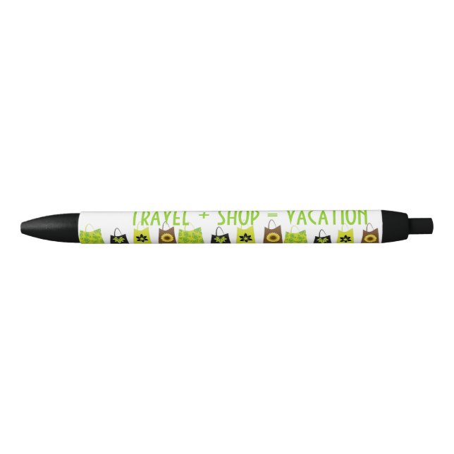 Schöne Ausdrücke schwarzer Tinte Pen Kugelschreiber (Vorderseite)