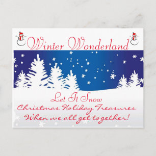 Schöne Ausdrucks-Weihnachts-Grußkarte Postkarte