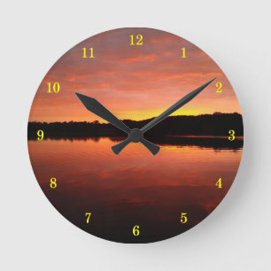 Schöne Außenansicht Wall Clock Runde Wanduhr