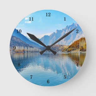 Schöne Außenansicht Wall Clock Runde Wanduhr