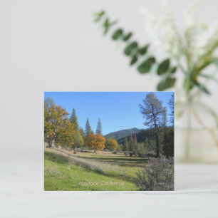 Schöne Aussicht auf das Tal.... Postkarte