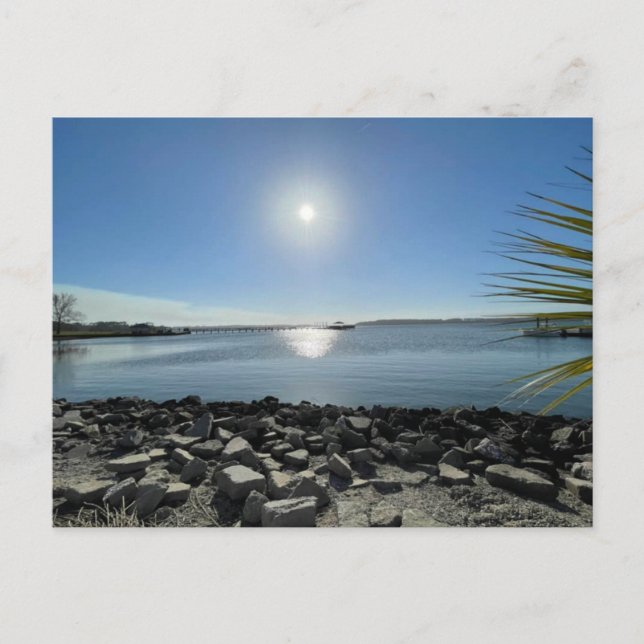 Schöne Aussicht auf den Ozean Postkarte (Vorderseite)