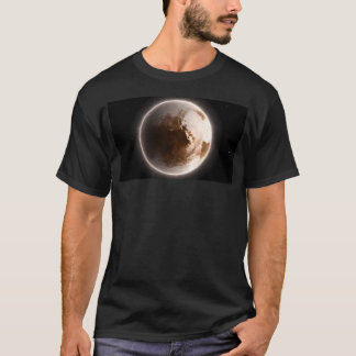 Schöne Aussicht auf den Planeten Pluto von den Wel T-Shirt