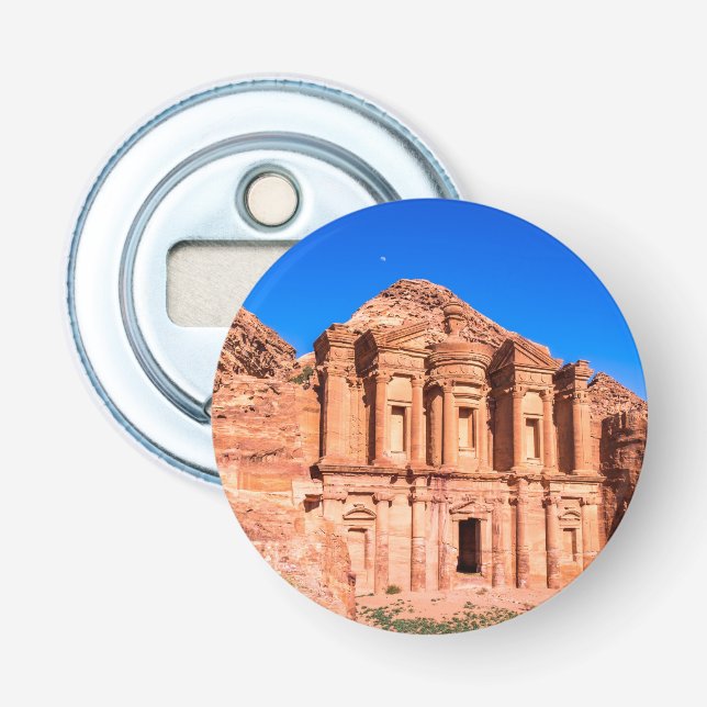 Schöne Aussicht auf Petra Flaschenöffner (Vorderseite)