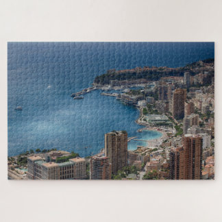 Schöne Aussicht aufs Meer Monte Carlo Monaco  Puzzle