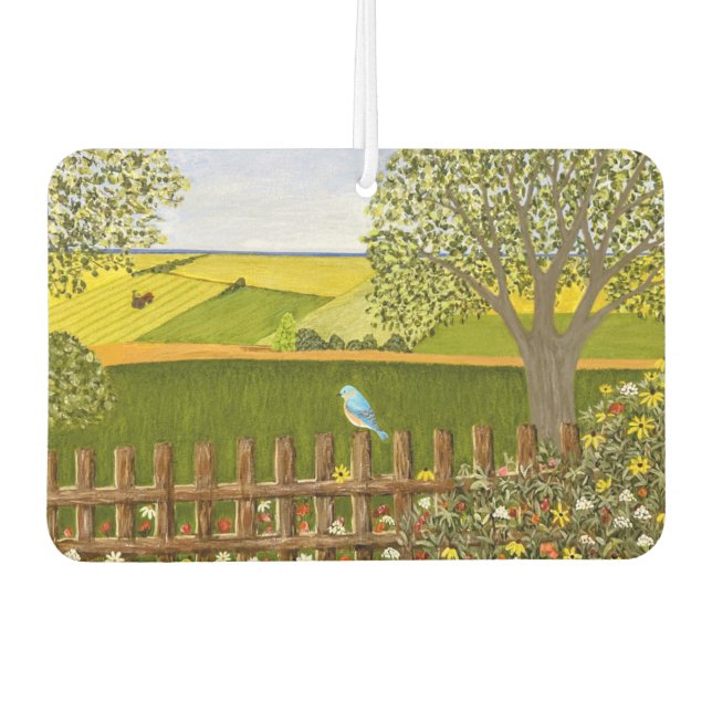 Schöne Aussicht Autolufterfrischer (Vorderseite)