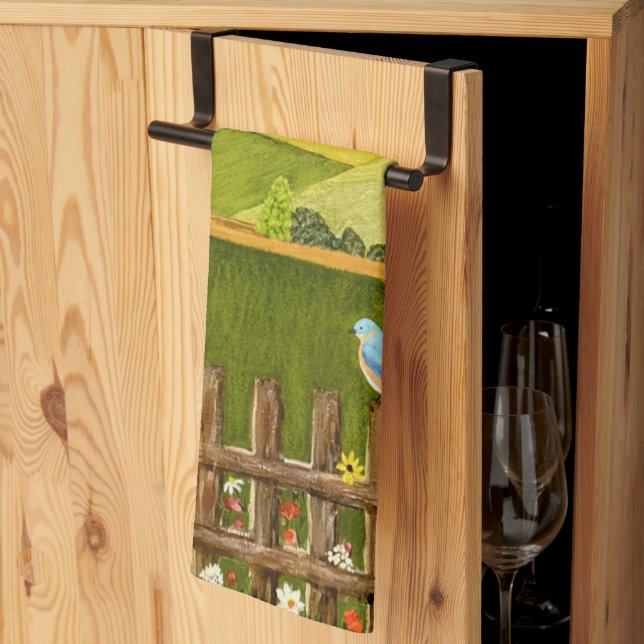 Schöne Aussicht Geschirrtuch (Drittel gefaltet)