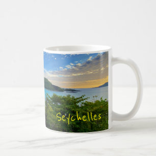 Schöne Aussicht Landschaftliche tropische Insel d Kaffeetasse