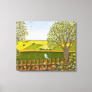 Schöne Aussicht Leinwanddruck