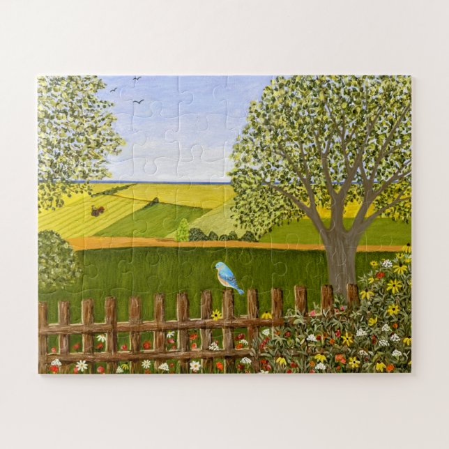 Schöne Aussicht Überdimensionale Teile Puzzle (Horizontal)