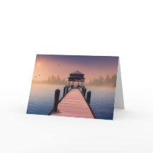 Schöne Aussicht von der Bucht mit Sonnenuntergang