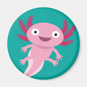 Schöne Axolotl-Illustration Magnet