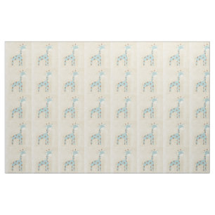 Schöne Baby-Blau-Giraffe Stoff
