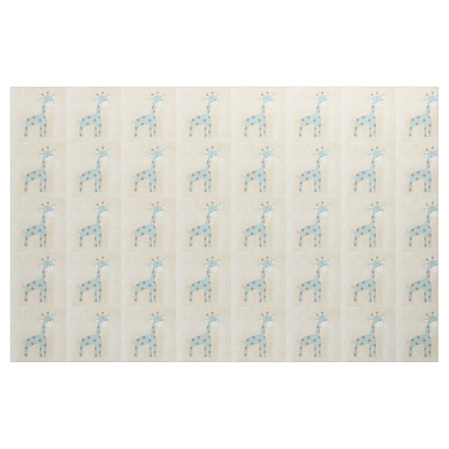 Schöne Baby-Blau-Giraffe Stoff (Yard (91,4 cm))
