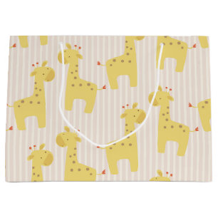 Schöne Baby-Giraffe Große Geschenktüte