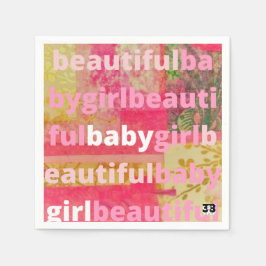 Schöne Baby Girl Collection Serviette