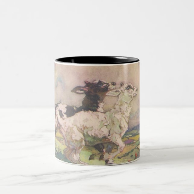 Schöne Baby Goats Tasse (Mittel)