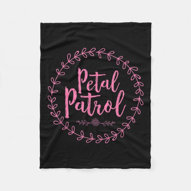 Schöne Baby Petal Patrol Graphic Ideas Fleecedecke (Vorderseite)