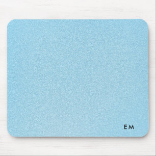 Schöne, babyblaue, glitzernde Hintergrundgestaltun Mousepad