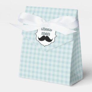Schöne Babydusche Litman Mustache Geschenkschachtel
