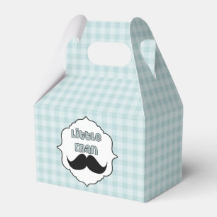 Schöne Babydusche Litman Mustache Geschenkschachtel