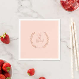 Schöne Babydusche Serviette