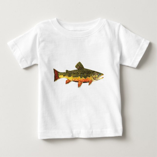 Schöne Bachforelle Baby T-shirt (Vorderseite)