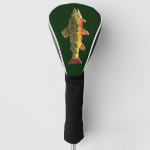 Schöne Bachforelle Golf Headcover