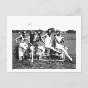 Schöne Bade Beauties on Ice Postkarte