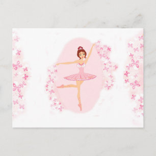 Schöne Ballerina Postcard Postkarte