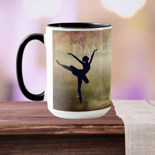 Schöne Ballerina Schwanensee Tanz Vintage Tasse