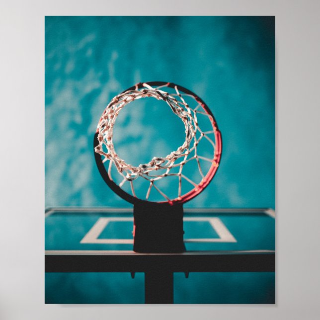 Schöne Basketball-Artwork Poster (Vorne)