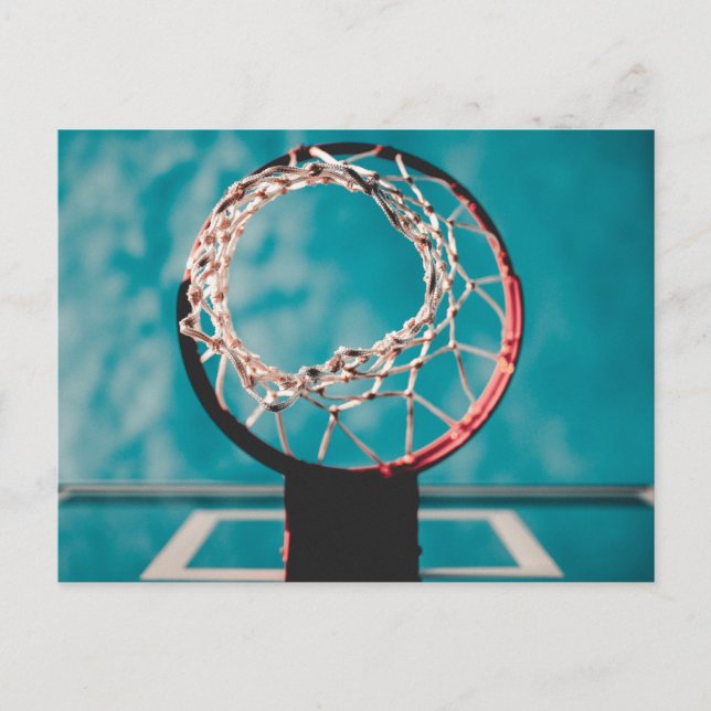 Schöne Basketball-Artwork Postkarte (Vorderseite)
