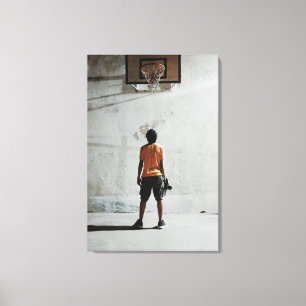 Schöne Basketball-Fotografie Leinwanddruck