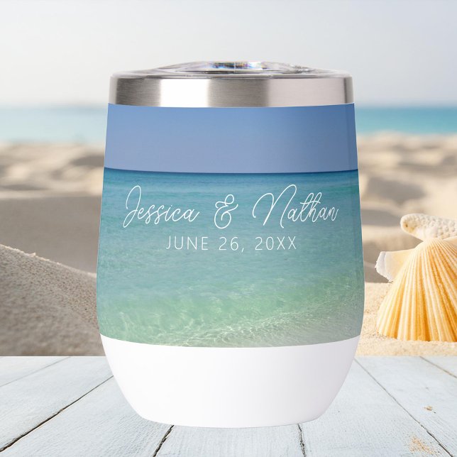 Schöne Beach Horizon Personalisierte Hochzeit (Von Creator hochgeladen)